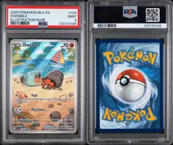 PSA 9 - 2025 Dwebble 129/086 Sv: Black Bolt Holo Pokemon - Image 2