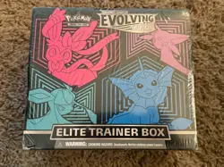 Pokemon TCG Evolving Skies ETB Elite Trainer Box (8 Packs) NEW (Messy Seal) - Image 1