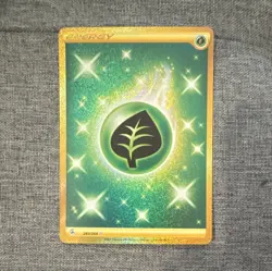 Pokemon TCG Gold Grass Energy Secret Rare Holo 283/264 Fusion Strike - Image 1