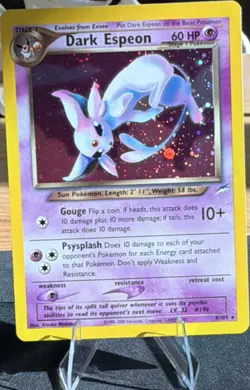 The Pokemon Company Dark Espeon 4/105 Neo Destiny Holo Rare 60 HP - Image 1