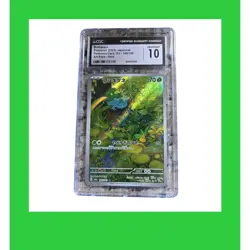 Bulbasaur 166/165 Japanese Pokemon Card (2023) CGC GEM MINT 10 Art Rare Holo - Image 1