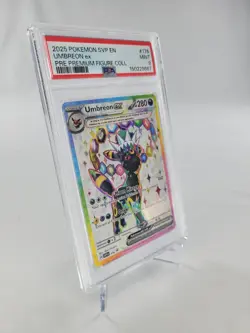 PSA 9 Umbreon ex SVP 176 Pokemon Promo Premium Figure Collection 2025 MINT - Image 2