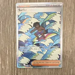 Pokemon TCG ASC Surfer Trainer Full Art Holo 293/227 - Image 1