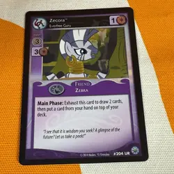 2X My Little Pony / Zecora Everfree Guru / #204 UR MLP Card Free Fast Ship - Image 4