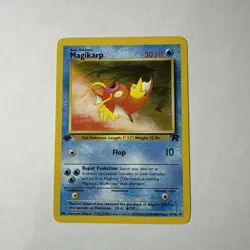 Pokemon TCG Magikarp 47/82 1st Edition Team Rocket Uncommon (English) - LP - Image 1