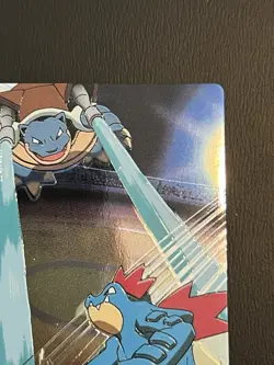 JAPANESE POKEMON FERALIGATR VS BLASTOISE No.07 HOLO MEIJI PROMO - Image 3