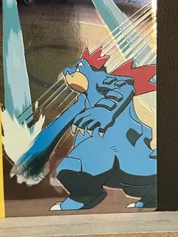 JAPANESE POKEMON FERALIGATR VS BLASTOISE No.07 HOLO MEIJI PROMO - Image 4