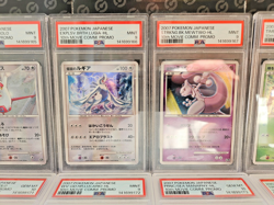PSA Graded Pokemon 10th Movie 2007 Commemoration Promo Holo Set Lugia Mewtwo Mew - Image 2