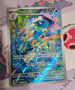 Pokemon Chaos Rising Frogadier 089/086 Illustration Rare English - Image 1