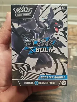 Pokemon Scarlet & Violet—Black Bolt Booster Bundle Zekrom NEW SEALED - Image 1