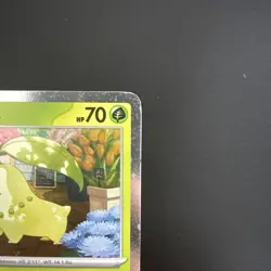 Pokemon TCG Chikorita MEP069 | Black Star Promo Cosmo Holo | NM - Image 3