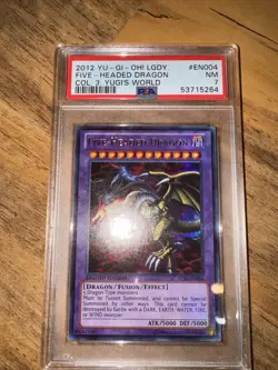 Yu-Gi-Oh! TCG Five-Headed Dragon LC03-EN004 PSA 7 - Image 1