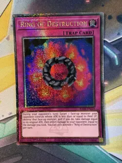 YuGiOh! Ring Of Destruction Quarter Century Secret Rare RA04-EN119 - Image 1