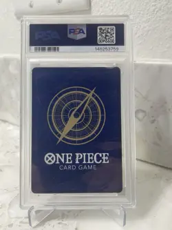 2025 One Piece OP13 EN Treasure Rare #058 Monkey D Luffy PSA 10 GEM MINT - Image 2