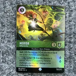 Disney Lorcana Wilds Unknown Merida Gifted Archer 213/204 Epic NM - Image 2