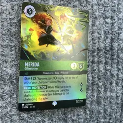 Disney Lorcana Wilds Unknown Merida Gifted Archer 213/204 Epic NM - Image 3