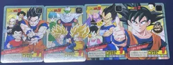 Dragon Ball Z Bandai PP Card Lot 4 Vintage 1990s Holo Group Set Majin Buu Saga - Image 1