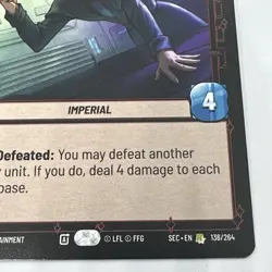 Arihnda Pryce 136/264 Rare Secrets of Power Star Wars Unlimited Card - Image 4