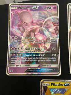 Lot of 5 Jumbo Pokemon Cards Mixed Mewtwo,Charizard, Pikachu, ++ LARGE CARDS - Image 2