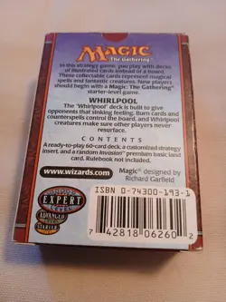 Magic the Gathering Apocalypse Whirlpool Empty Theme Deck Box NO mtg Cards - Image 2