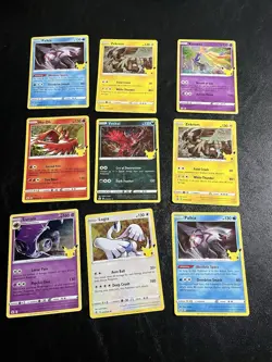 65x Lot Pokemon Cards Holo Reverse 25th + Pin - Image 2