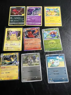 65x Lot Pokemon Cards Holo Reverse 25th + Pin - Image 3