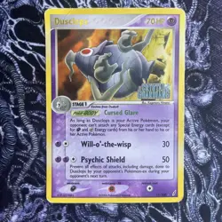 Dusclops - 17/100 - Pokemon Crystal Guardians Reverse Holo Card Damaged - Image 1