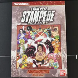 One Piece STAMPEDE Carddass Premium Edition Luffy Nami Zoro - Set of 6 Cards - Image 1