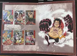 One Piece STAMPEDE Carddass Premium Edition Luffy Nami Zoro - Set of 6 Cards - Image 2