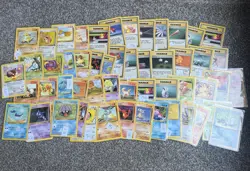 Pokemon WOTC Vintage Card Lot Base Jungle Fossil Trainer Bundle - Image 1