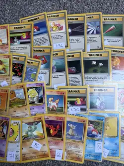 Pokemon WOTC Vintage Card Lot Base Jungle Fossil Trainer Bundle - Image 3