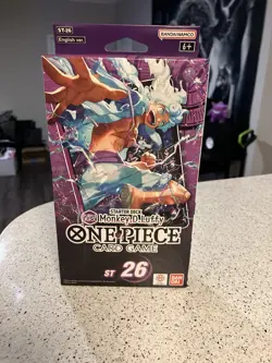 Bandai One Piece Card Game Starter Deck Monkey D. Luffy ST-26 English 50 2024 6+ - Image 1