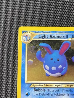 Pokemon TCG Light Azumarill Holo Rare Unlimited Card 13/105 Neo Destiny MP - Image 2