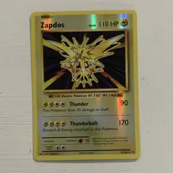 Pokemon Zapdos Evolutions Holo Rare Reverse Holo 42/108 Basic 110 HP Card - Image 1