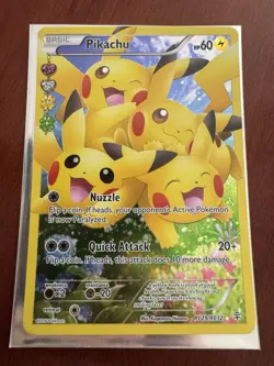 Pokemon Pikachu 2016 Generations Ultra Rare Full Art Holo Card RC29/RC32 - Image 2