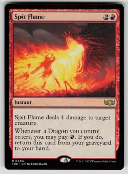 Spit Flame Normal R Commander: Tarkir: Dragonstorm 234 NM - Image 1