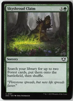 Skyshroud Claim (107) - Normal - Edge of Eternities Commander (EOC) - NM - Image 1