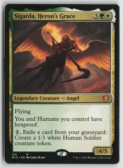 Sigarda, Heron's Grace LP 155 Commander: Innistrad: Midnight Hunt MTG - Image 1
