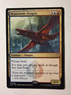 Hypersonic Dragon [Ravnica: Clue Edition] Magic MTG CLU - Image 1