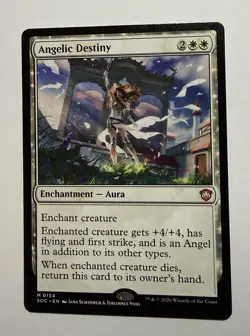 Angelic Destiny 134 SOC Commander: Secrets of Strixhaven Magic MTG NM - Image 1