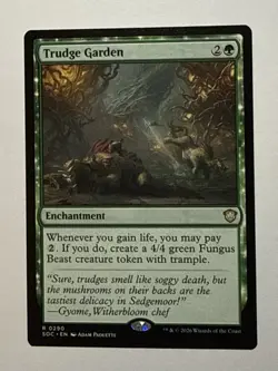 Trudge Garden #290 (NM) Commander: Secrets of Strixhaven SOC Magic MTG - Image 1