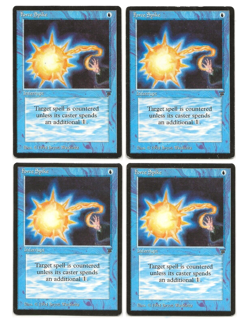 4 FORCE SPIKE Magic Legends ENGLISH VG / MP MTG Medium Play x4 - Image 1
