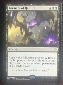 Torment of Hailfire - Hour of Devastation - MTG - 077/199 - Image 1