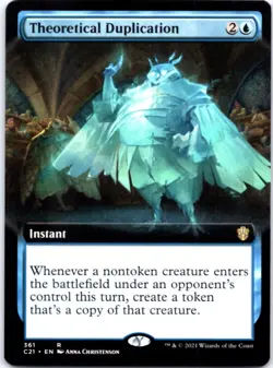 Theoretical Duplication (Extended Art) Commander 2021, 361 NM - Image 1