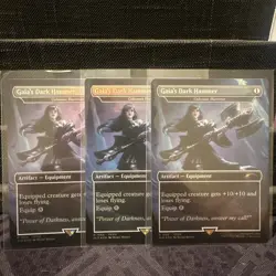 Gaia's Dark Hammer (Colossus Hammer) - Rainbow Foil Secret Lair x FINAL FANTASY - Image 1