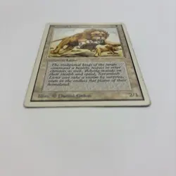 Savannah Lions HP Revised 3rd Edition 39 Daniel Gelon MTG English Regular - Image 2