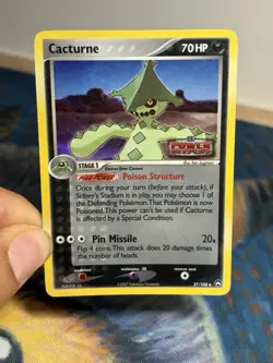 Cacturne 27/108 Ex Power Keepers Stamped Reverse Holo Foil Pokemon Card HP - Image 3