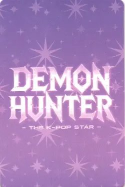 ZOEY BATTLE HUNTR/X KPOP DEMON HUNTERS The Kpop Star Lomo Collectible Card - Image 2