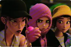 RUMI ZOEY MIRA HUNTR/X KPOP DEMON HUNTERS The Kpop Star Lomo Collectible Card - Image 1