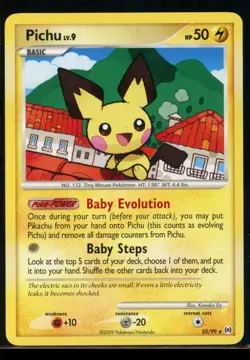 POKEMON PICHU 25/99 RARE ARCEUS | NM/M - Image 1